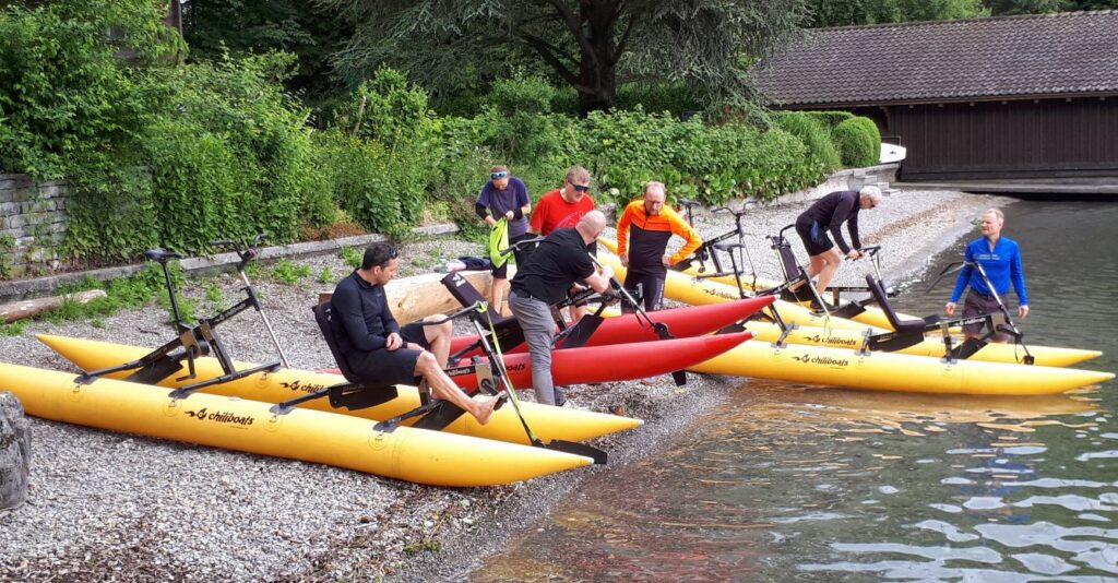 Vorbereitung Wasserbikes