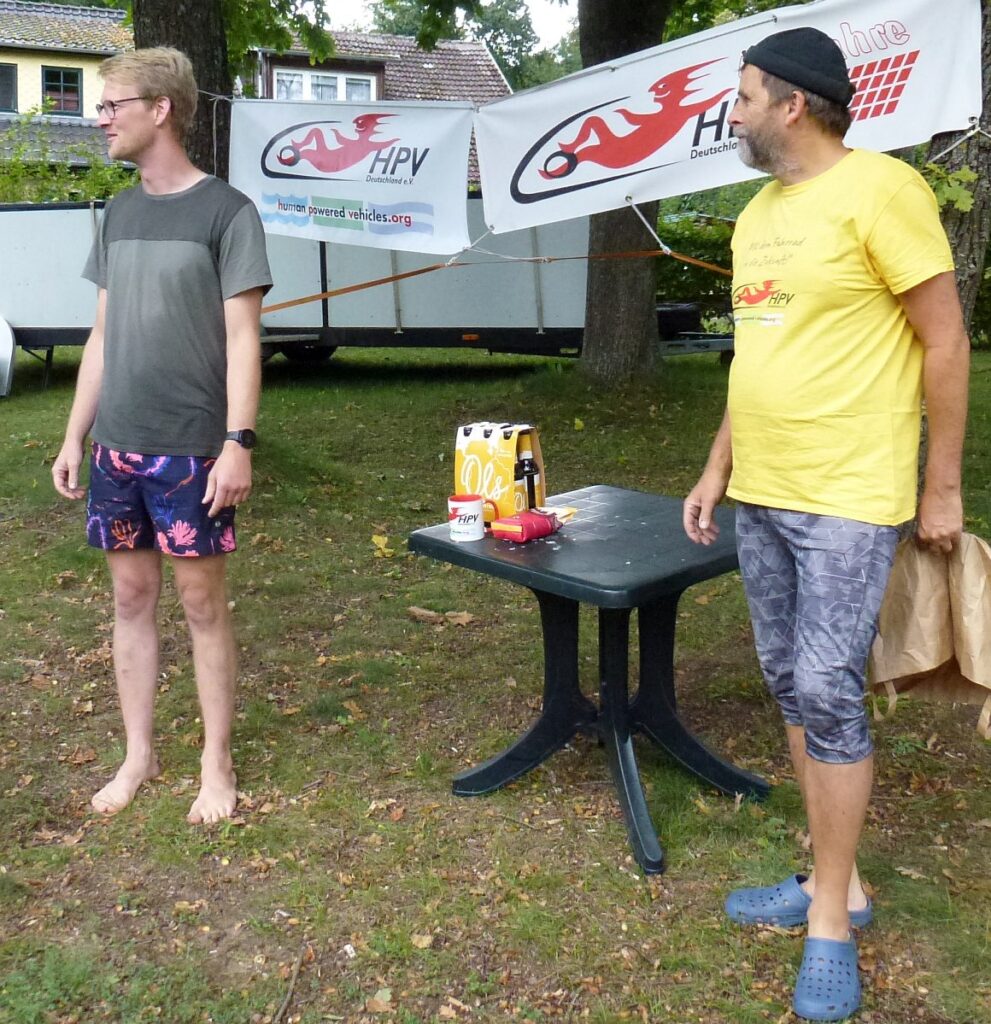 Dieter vom HPV gratuliert zur ge￾lungenen Veranstaltung