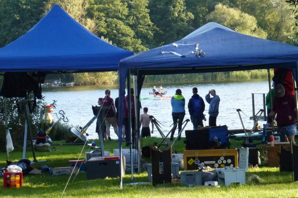 Das Organisationszelt