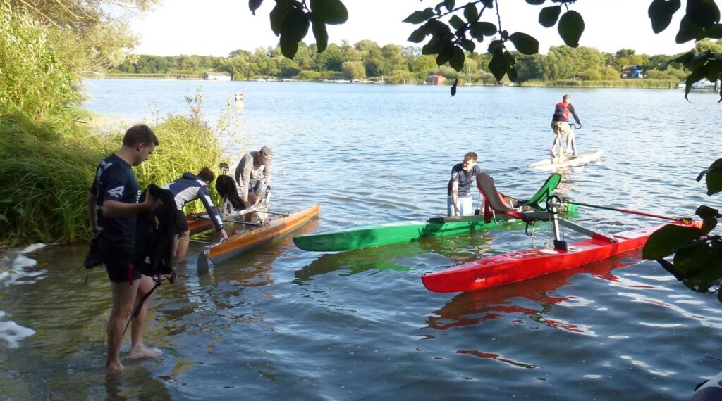 "close to perfection" aus Duisburg macht sich startklar für den Pfahlzugkraft-Wettbewerb.