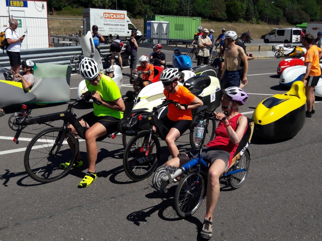 Kurz vor dem Start zum Rennen