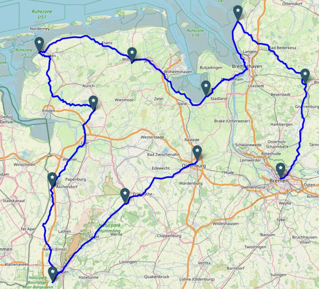 Kleiner Umweg von Bremen nach Oldenburg