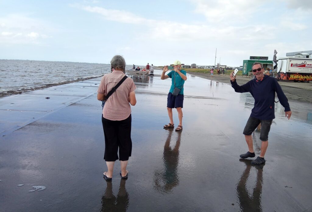 Die Nordsee mal randvoll